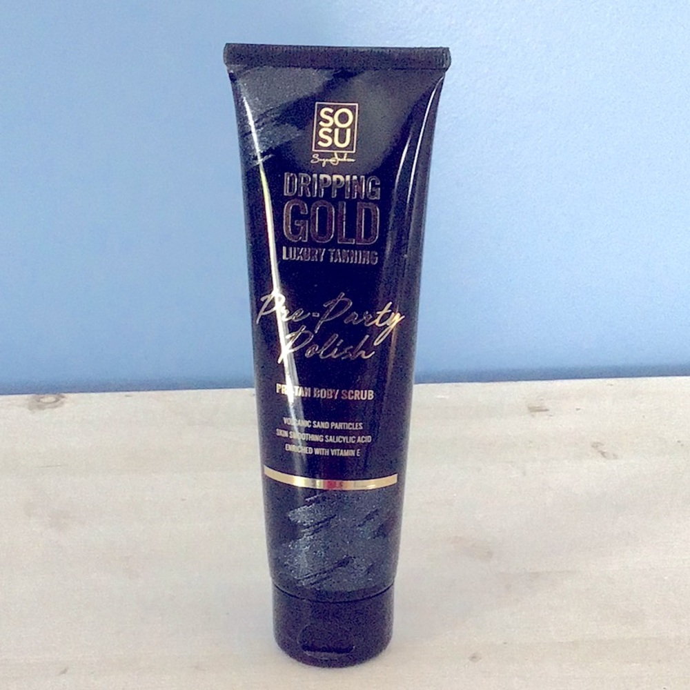 Sosu Dripping Gold Luxury Tanning Pre-tan body scrub New sealed